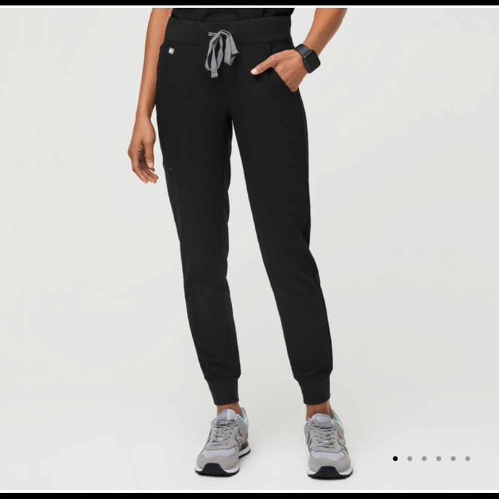 FIGS Zamora Jogger Black, XS, regular length